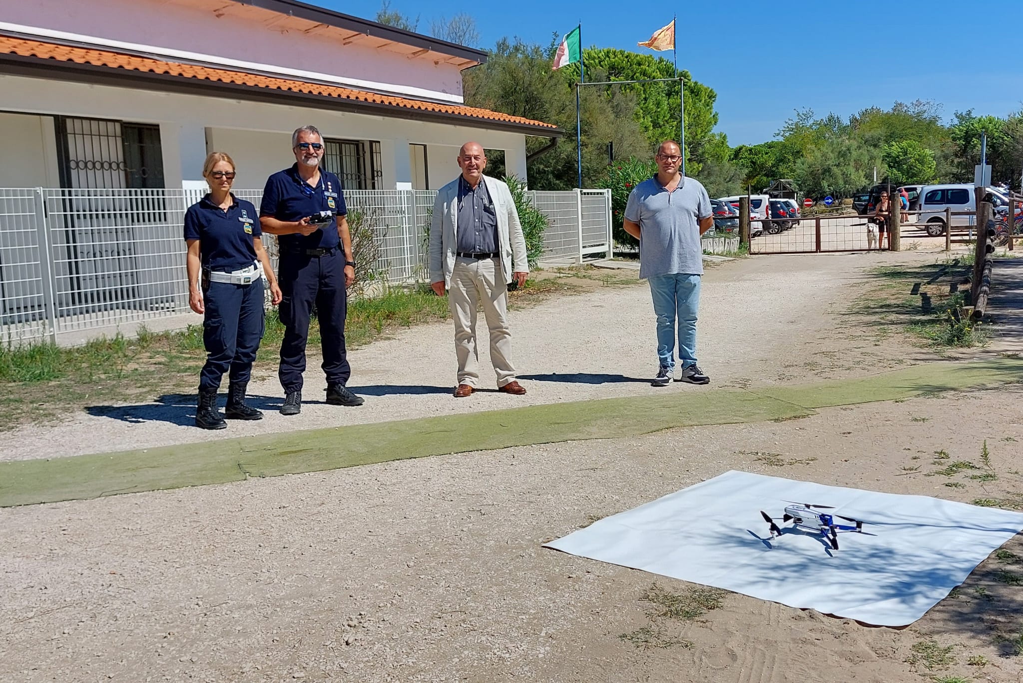 CONTROLLI E SICUREZZA, POLIZIA LOCALE ATTIVA CON IL DRONE