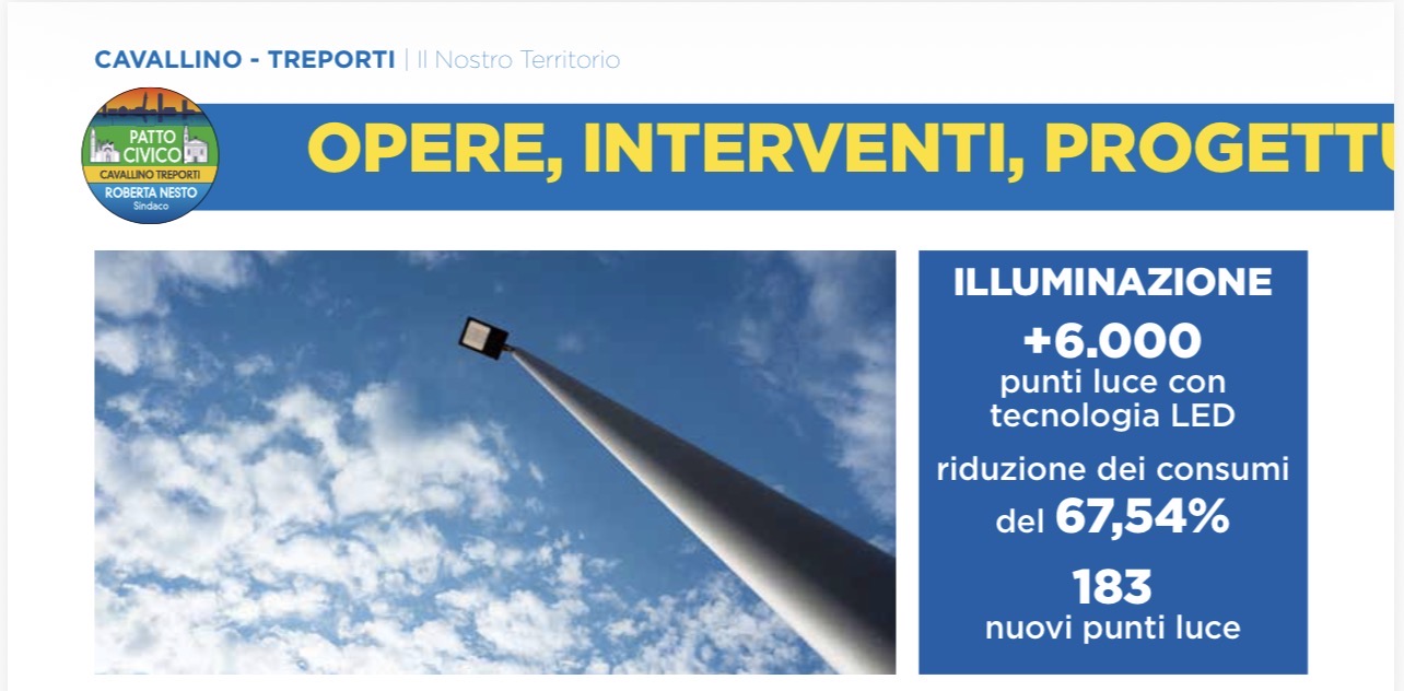SICUREZZA E RISPARMIO                                                       A MARZO IN ARRIVO                                                               50 NUOVI LAMPIONI
